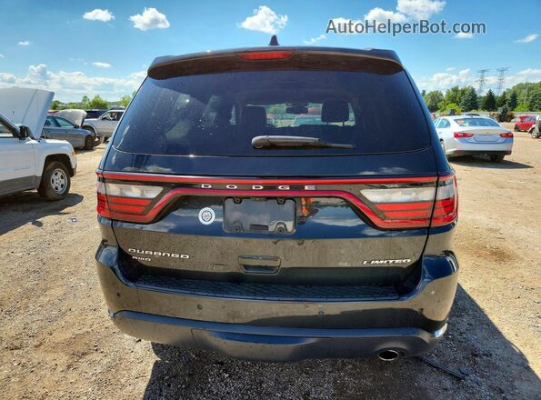 1C4RDJDG1GC467493 2016 DODGE DURANGO Черный Вид сзади