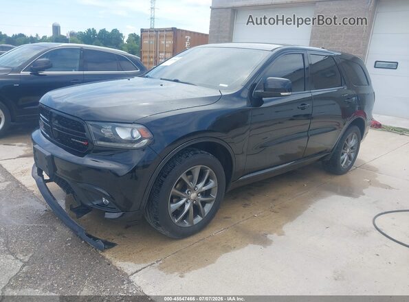 1C4RDJDG1HC780951 2017 DODGE DURANGO Black Առջևի ձախ երեք քառորդ տեսարան