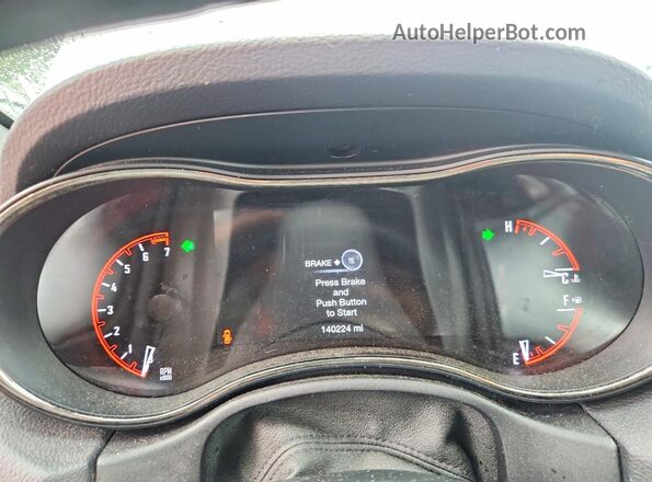 1C4RDJDG1JC142981 2018 DODGE DURANGO White Widok zestawu wskaźników