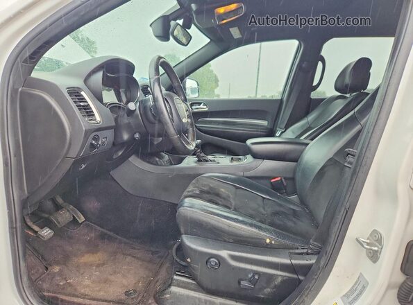 1C4RDJDG1JC142981 2018 DODGE DURANGO White Widok wnętrza z przodu