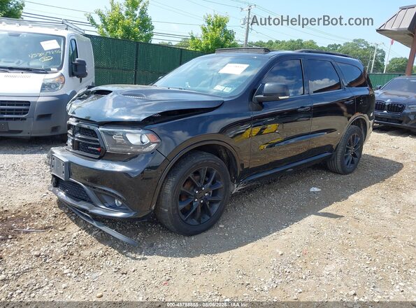 1C4RDJDG1JC150451 2018 DODGE DURANGO Черный Передняя левая четверть