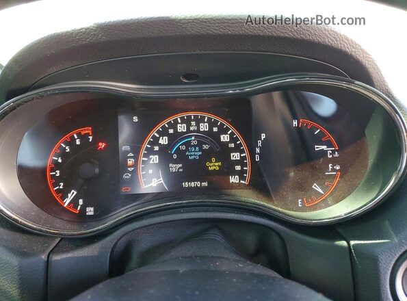 1C4RDJDG1JC210129 2018 DODGE DURANGO Gray Вид щитка приладів