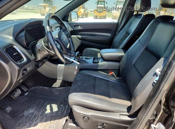 1C4RDJDG1KC536823 2019 DODGE DURANGO Черный Вид салона спереди
