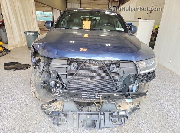 1C4RDJDG1KC744409 2019 DODGE DURANGO Синий Вид спереди