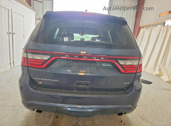1C4RDJDG1KC744409 2019 DODGE DURANGO Синий Вид сзади