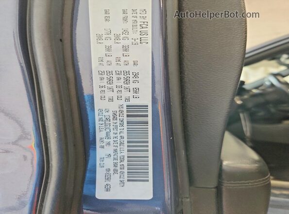 1C4RDJDG1KC744409 2019 DODGE DURANGO Синий Панорамный вид салона 360°