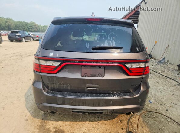 1C4RDJDG1KC780391 2019 DODGE DURANGO Gray Rear view