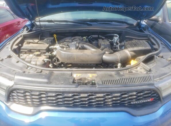 1C4RDJDG1SC517916 2025 DODGE DURANGO Blue Widok komory silnika