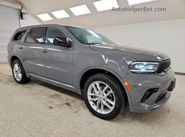 1C4RDJDG1SC553542 2025 DODGE DURANGO Gray Передня права чверть
