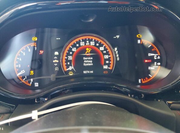 1C4RDJDG1TC209811 2026 DODGE DURANGO Black Instrument cluster view