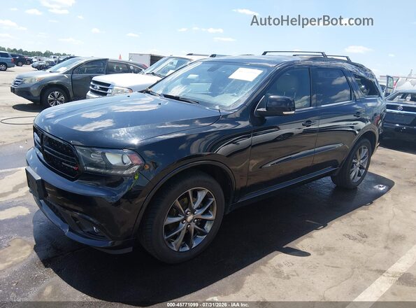 1C4RDJDG2HC636518 2017 DODGE DURANGO Black წინა მარცხენა ხედი სამი მეოთხედიდან