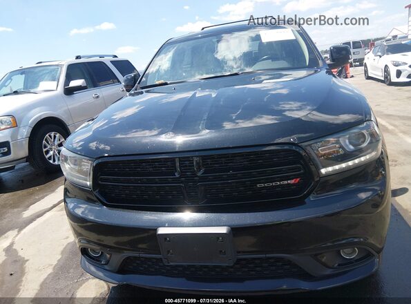 1C4RDJDG2HC636518 2017 DODGE DURANGO Black ხელსაწყოთა პანელის ხედი