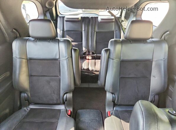 1C4RDJDG2JC187380 2018 DODGE DURANGO Black უკანა სავარძლების ხედი