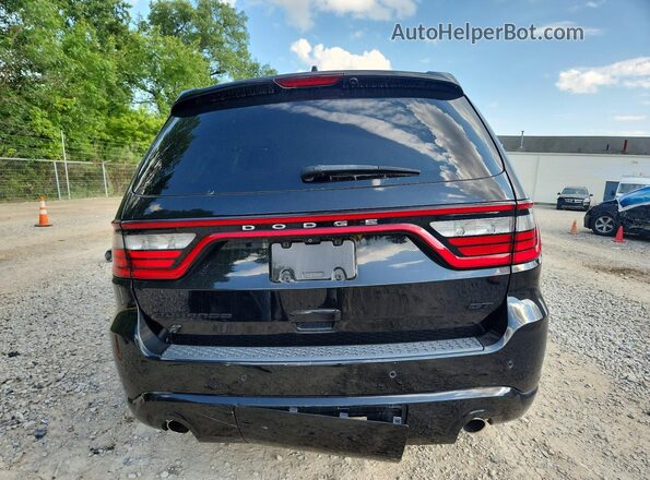 1C4RDJDG2JC187380 2018 DODGE DURANGO Black უკანა ხედი