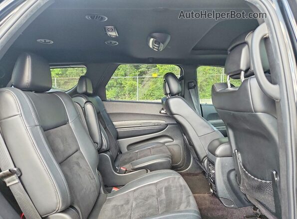 1C4RDJDG2JC187380 2018 DODGE DURANGO Black Rear interior view