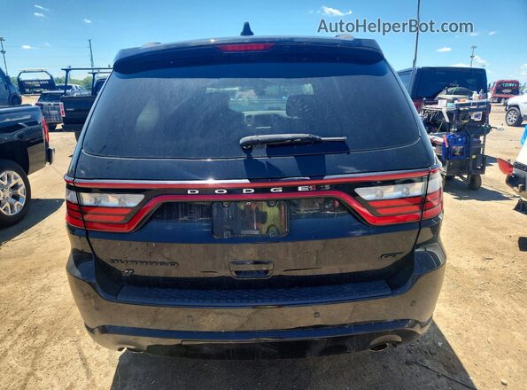 1C4RDJDG2JC194832 2018 DODGE DURANGO Black Rear view