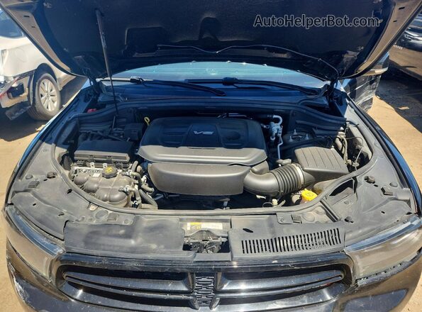 1C4RDJDG2JC194832 2018 DODGE DURANGO Black Engine compartment view