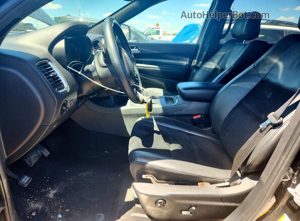 1C4RDJDG2JC194832 2018 DODGE DURANGO Black Front interior view