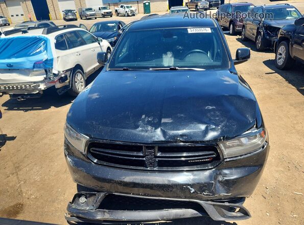 1C4RDJDG2JC194832 2018 DODGE DURANGO Black Front view