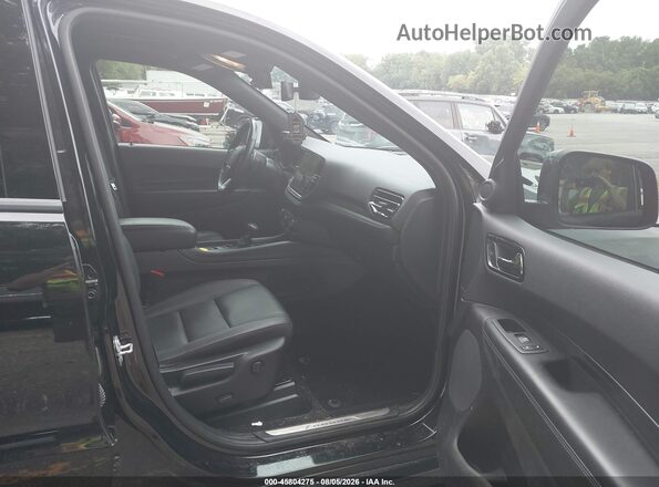 1C4RDJDG2MC805155 2021 DODGE DURANGO Black Widok wnętrza z przodu