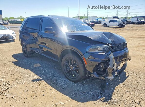 1C4RDJDG2PC603422 2023 DODGE DURANGO Черный Передняя правая четверть