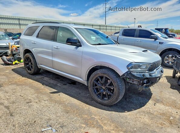 1C4RDJDG2PC694787 2023 DODGE DURANGO Silver Front right