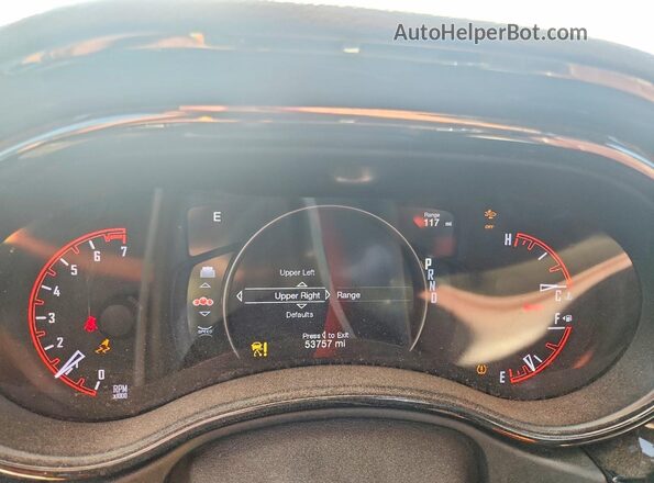 1C4RDJDG2PC694787 2023 DODGE DURANGO Silver Instrument cluster view