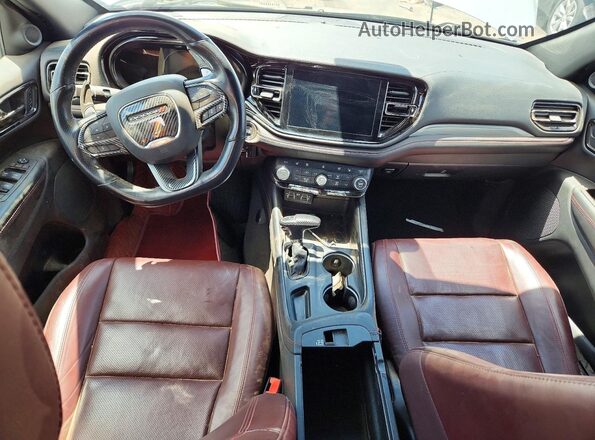 1C4RDJDG2PC694787 2023 DODGE DURANGO Silver Dashboard view