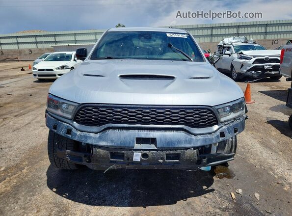 1C4RDJDG2PC694787 2023 DODGE DURANGO Silver Front view