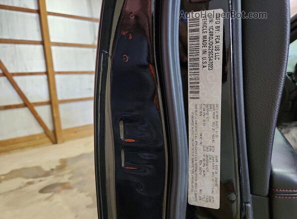 1C4RDJDG2SC547023 2025 DODGE DURANGO Черный Панорамный вид салона 360°