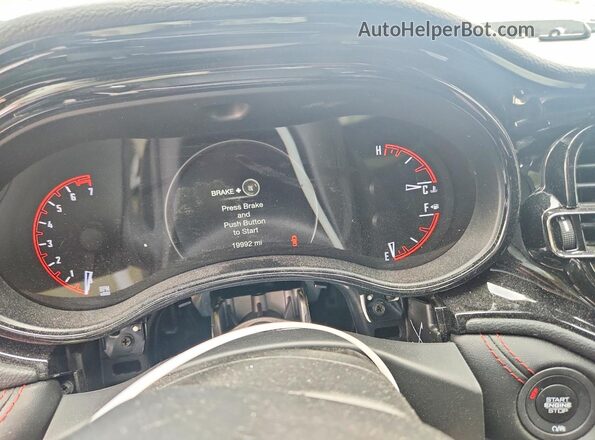 1C4RDJDG2TC212250 2026 DODGE DURANGO White Widok zestawu wskaźników