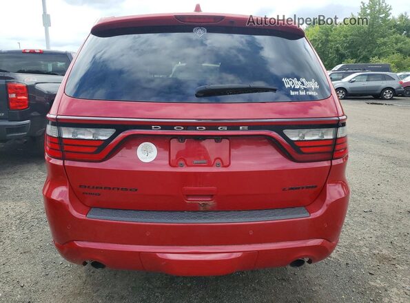 1C4RDJDG3GC323119 2016 DODGE DURANGO Red Rear view