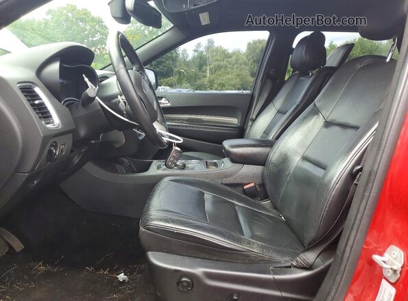 1C4RDJDG3GC323119 2016 DODGE DURANGO Red Front interior view