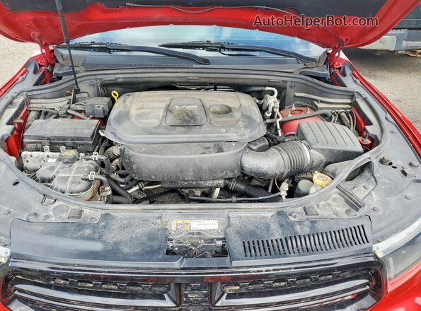 1C4RDJDG3GC323119 2016 DODGE DURANGO Red Engine compartment view