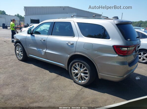 1C4RDJDG3GC485980 2016 DODGE DURANGO Silver Rear left