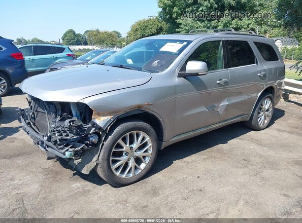 1C4RDJDG3GC485980 2016 DODGE DURANGO Silver Front left
