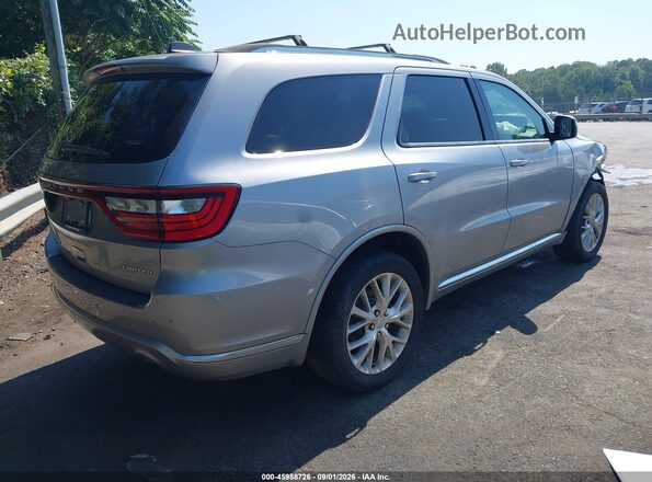 1C4RDJDG3GC485980 2016 DODGE DURANGO Silver Rear right