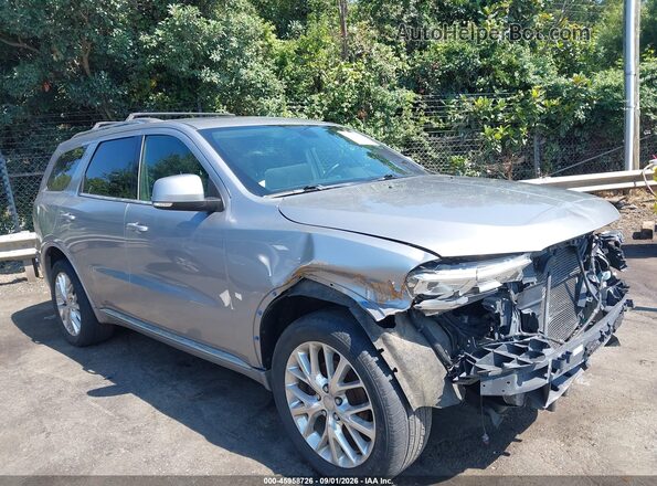 1C4RDJDG3GC485980 2016 DODGE DURANGO Silver 360 interior view