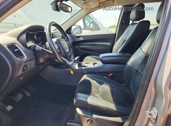 1C4RDJDG3JC282191 2018 DODGE DURANGO Silver Front interior view