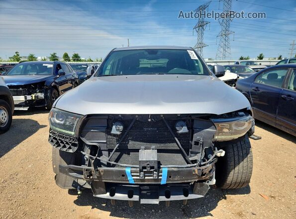 1C4RDJDG3JC282191 2018 DODGE DURANGO Silver Front view