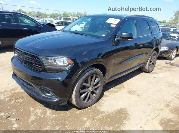 1C4RDJDG3JC304979 2018 DODGE DURANGO Black Front left