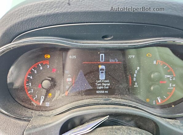 1C4RDJDG3LC383024 2020 DODGE DURANGO Серый Вид щитка приборов