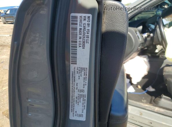 1C4RDJDG3LC383024 2020 DODGE DURANGO Серый Вид наклейки с VIN-кодом