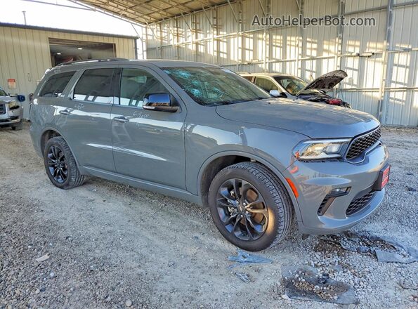 1C4RDJDG3MC545493 2021 DODGE DURANGO Серый Передняя правая четверть