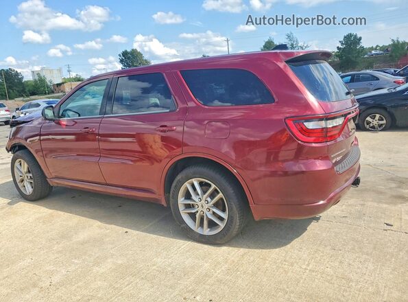 1C4RDJDG3PC555655 2023 DODGE DURANGO Burgundy უკანა მარცხენა