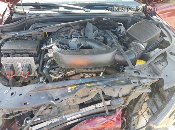 1C4RDJDG3PC555655 2023 DODGE DURANGO Burgundy უკანა სალონის ხედი