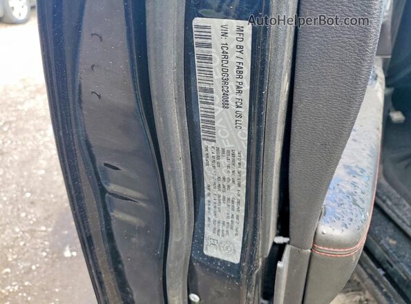 1C4RDJDG3RC240888 2024 DODGE DURANGO Черный Вид наклейки с VIN-кодом