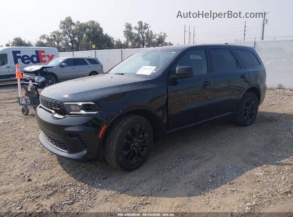 1C4RDJDG3SC532952 2025 DODGE DURANGO Black Առջևի ձախ երեք քառորդ տեսարան