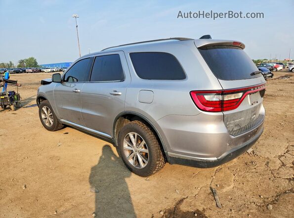 1C4RDJDG4GC449232 2016 DODGE DURANGO Silver Rear left