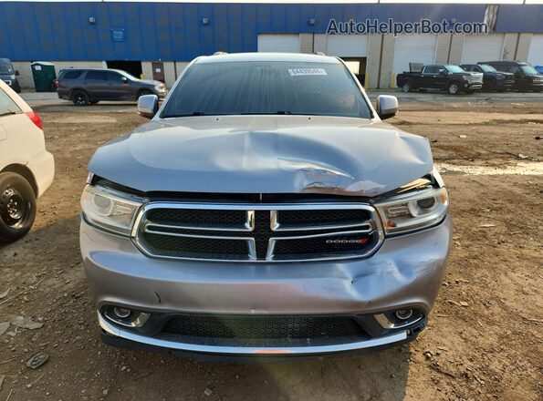 1C4RDJDG4GC449232 2016 DODGE DURANGO Silver Front view